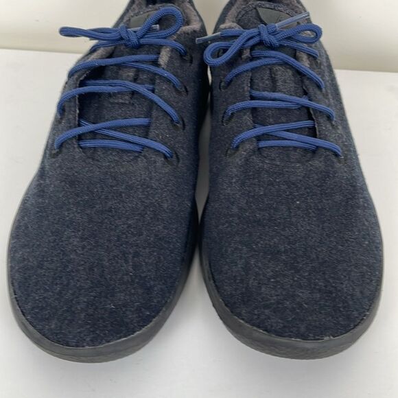 Allbirds Runner Navy Blue Men's 10 Merino Wool Sneakers Lace Up Lightweight - Picture 2 of 7